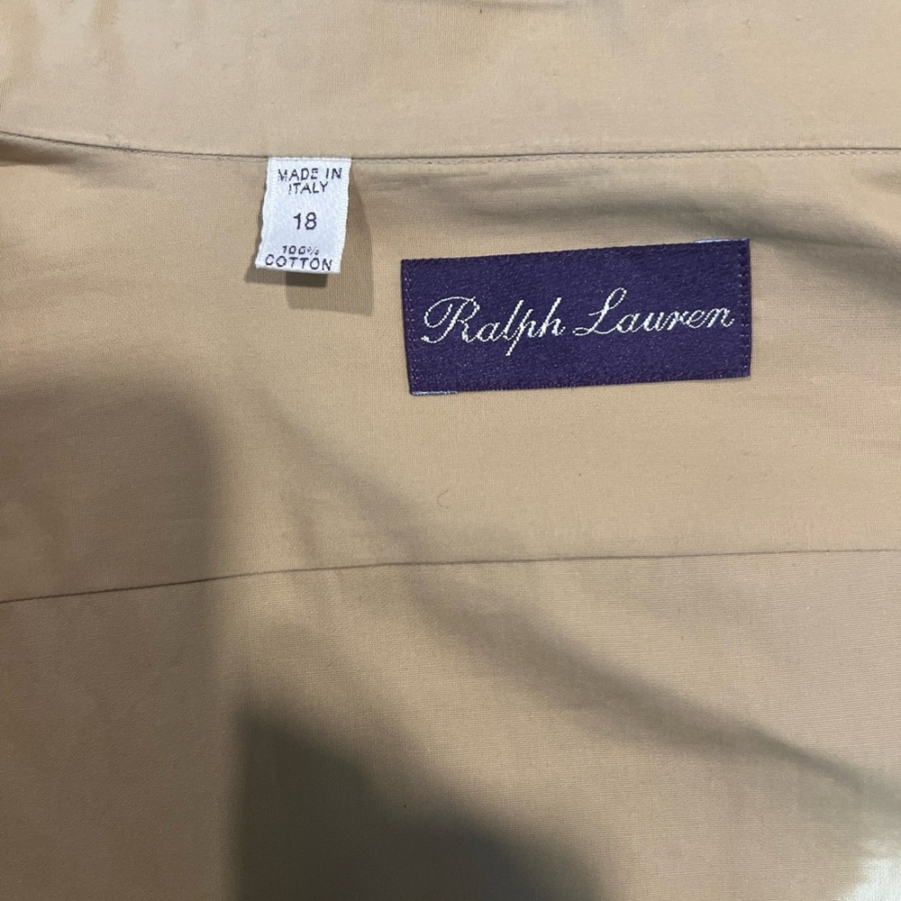 Ralph Lauren collection men’s size 18 dress shirt